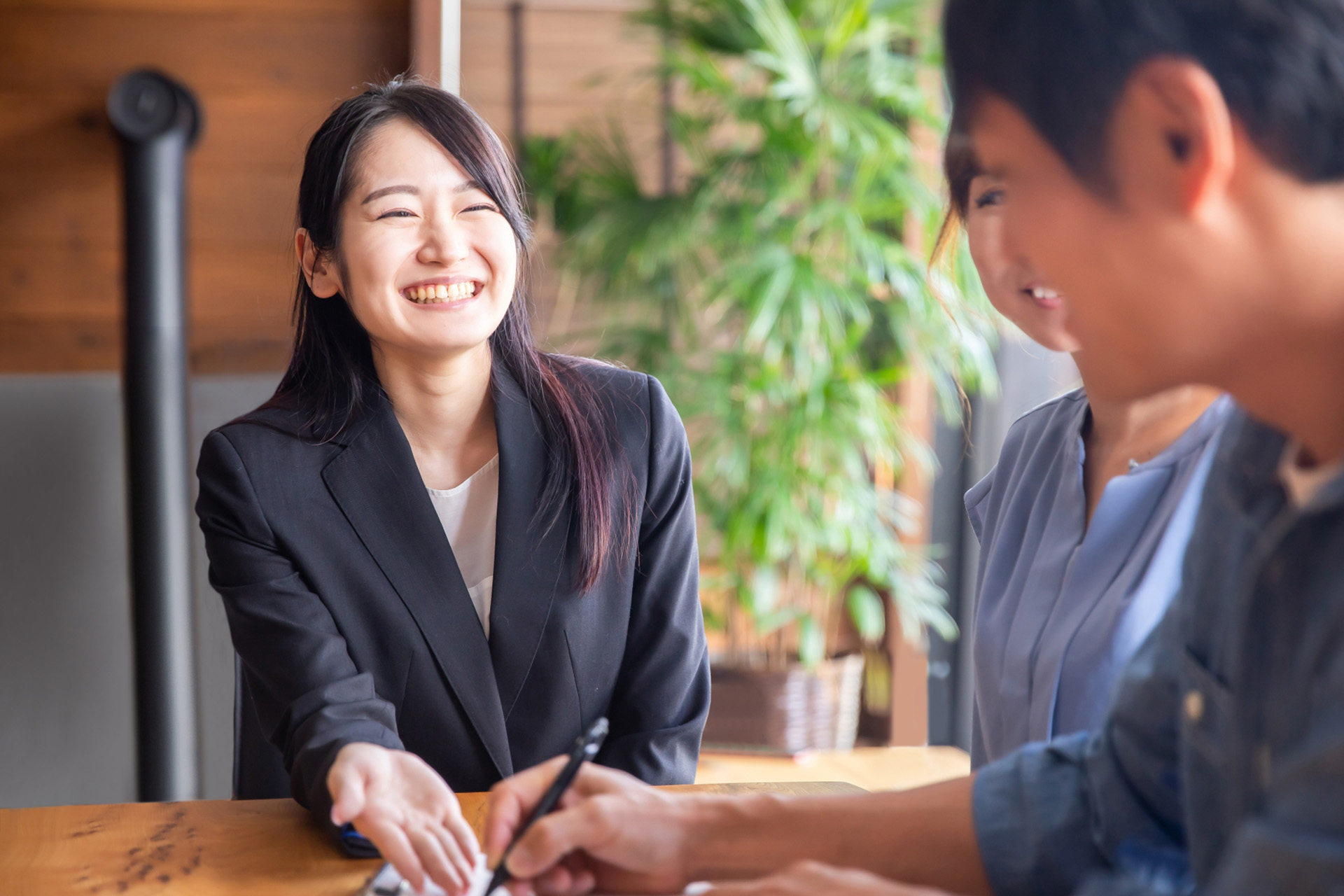 お客様目線の対応